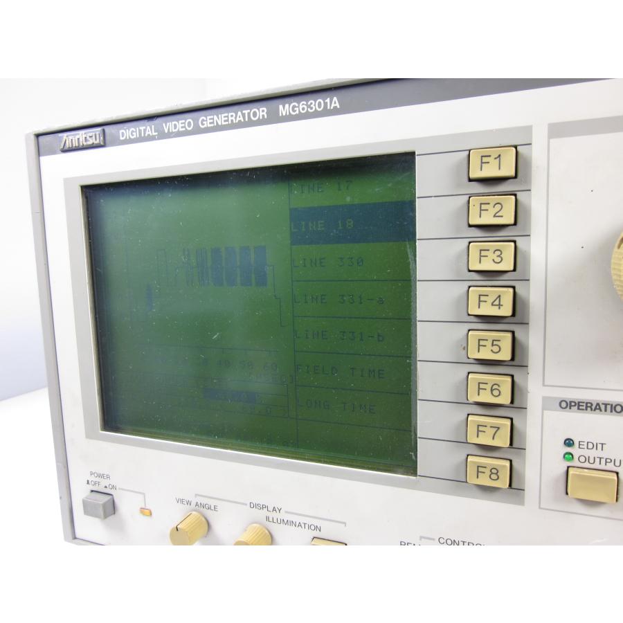 中古】デジタルビデオジェネレーター MG6301A アンリツ Anritsu 中古】デジタルビデオジェネレーター MG6301A アンリツ Anritsu