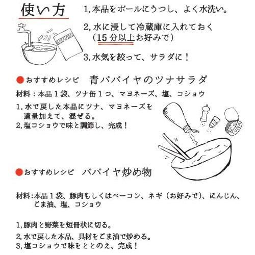 沖縄県産 乾燥 野菜　パパイヤしりしり　15g 国産 青 低温乾燥 時短 ドライ 食品 フード アクション ネコポス 保存食 常温 |  | 05