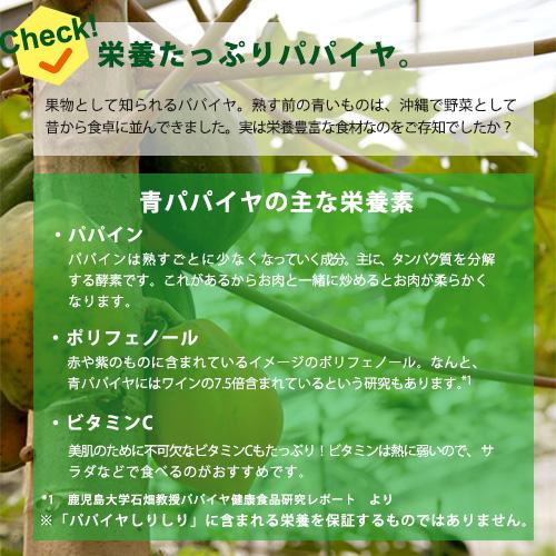 送料無料　沖縄県産 乾燥 野菜 パパイヤしりしり　15g　10個セット　時短　保存食　おすすめ　業務用　備蓄 |  | 01