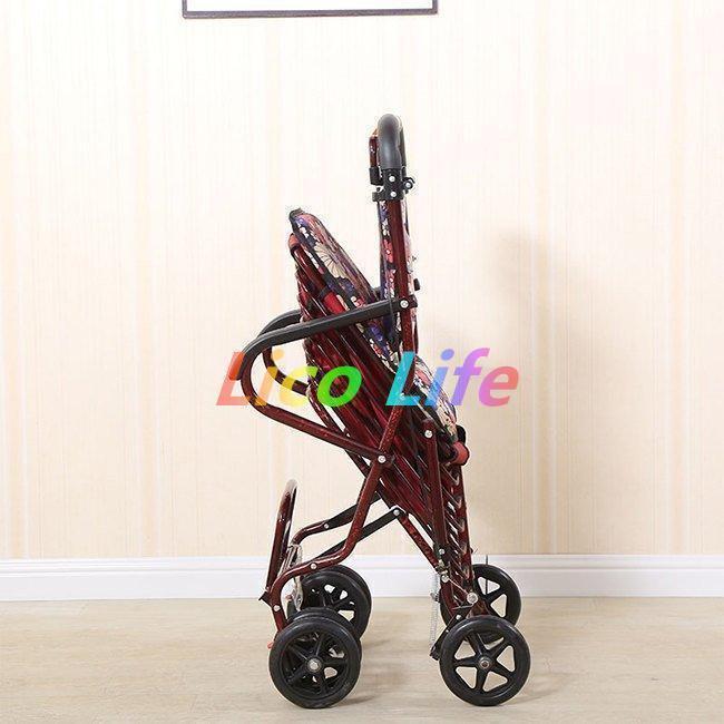 【最終】 シルバーカー 老人用 手押し車 折りたためる フットペダル付き 高齢者 買い物カート おしゃれ 歩行介助 補助具 散歩 座面付き 高さ調節 ブレーキ付き 【T1522731157】(9458円)