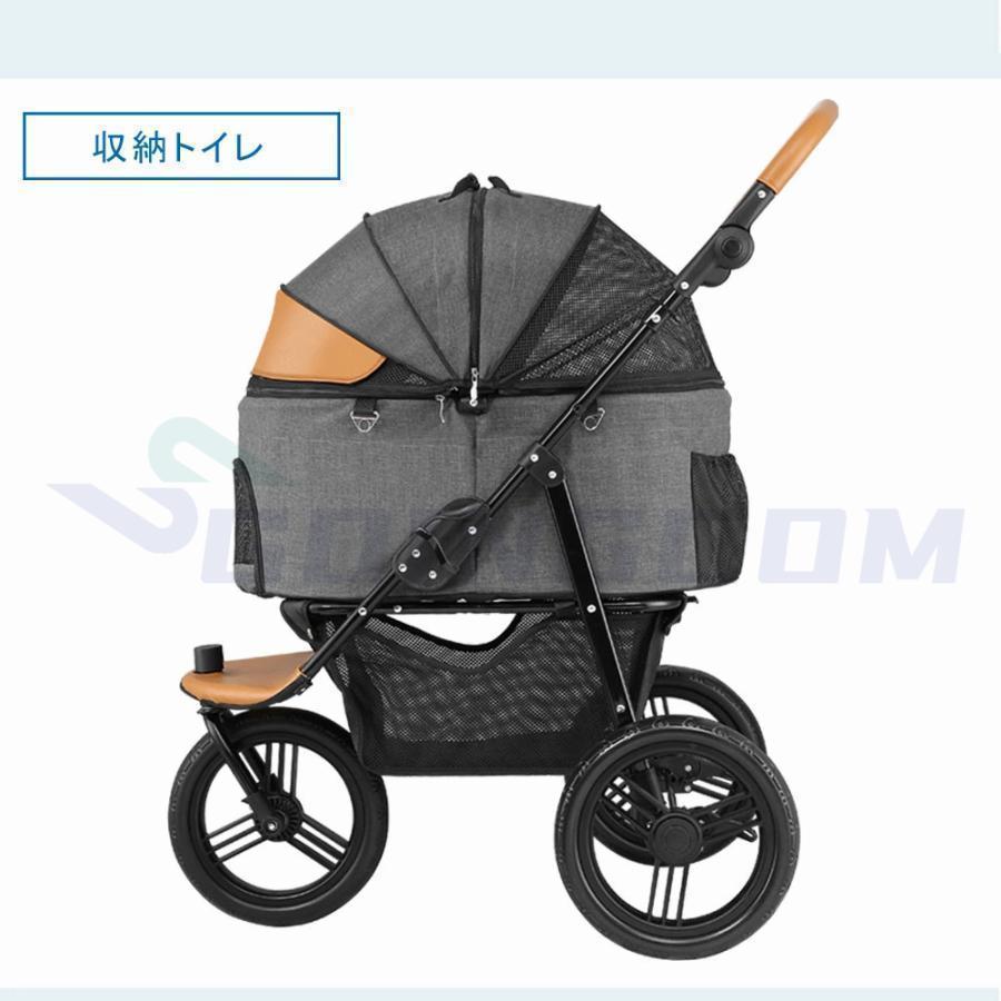 ペットカート 取り外し可能 折りたたみ ペットバギー 分離型 3輪 バギー 軽量 前輪360° 安全装置付 ドッグカート キャリー 小型犬 中型犬 介護用 飛び出し防止 3輪 バギー