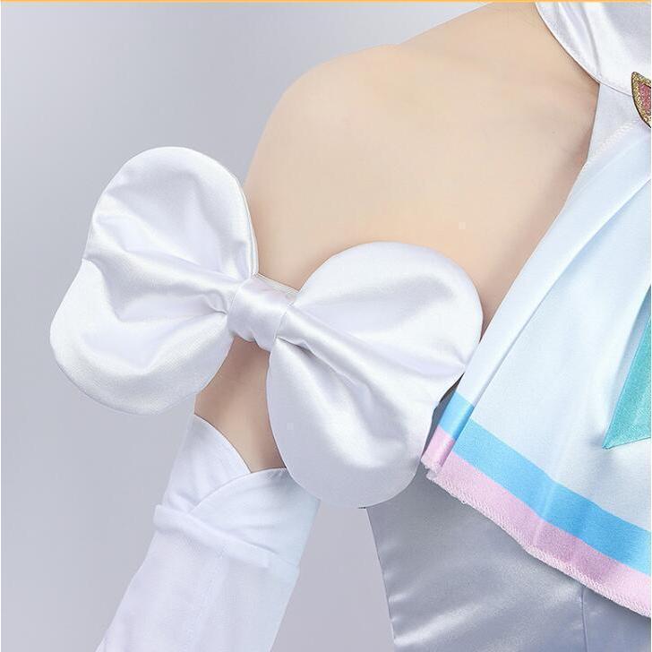新品 ひろがるスカイ！プリキュア 風 虹ヶ丘ましろ にじがおかましろ キュアプリズム コスプレ衣裝 ウィッグ レディース コスプレ衣装 変装 仮装 予めご了承ください