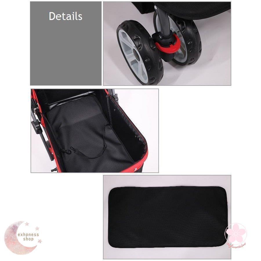 ペットカート ペットバギー DODOPET 切り替え ハンドル 多頭飼い 大型犬 中型犬 小型犬 犬 荷物入れ バスケット キャノビー付き 4輪 折り 