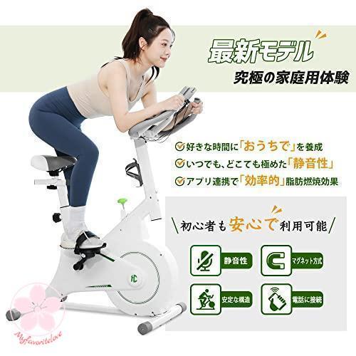 【メーカー保証5年】HEC フィットネスバイク Bluetooth接続 エアロバイク 家庭用 静音 スピンバイク 無段階調節 ? メーカー保証5年 HEC フィットネスバイク Bluetooth接続 エアロバイク 家庭用 静音 スピンバイク 無段階調節