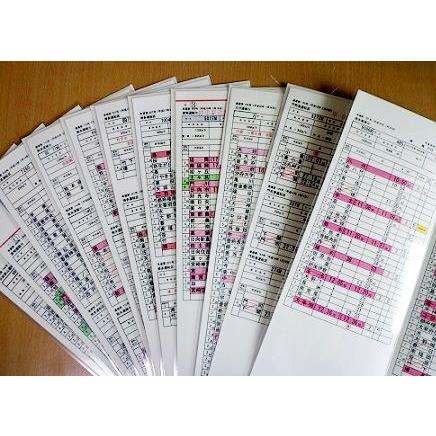 鉄道グッズ 運転士用時刻表（レプリカ） 香椎線 : 鉄道グッズ販売 鉄
