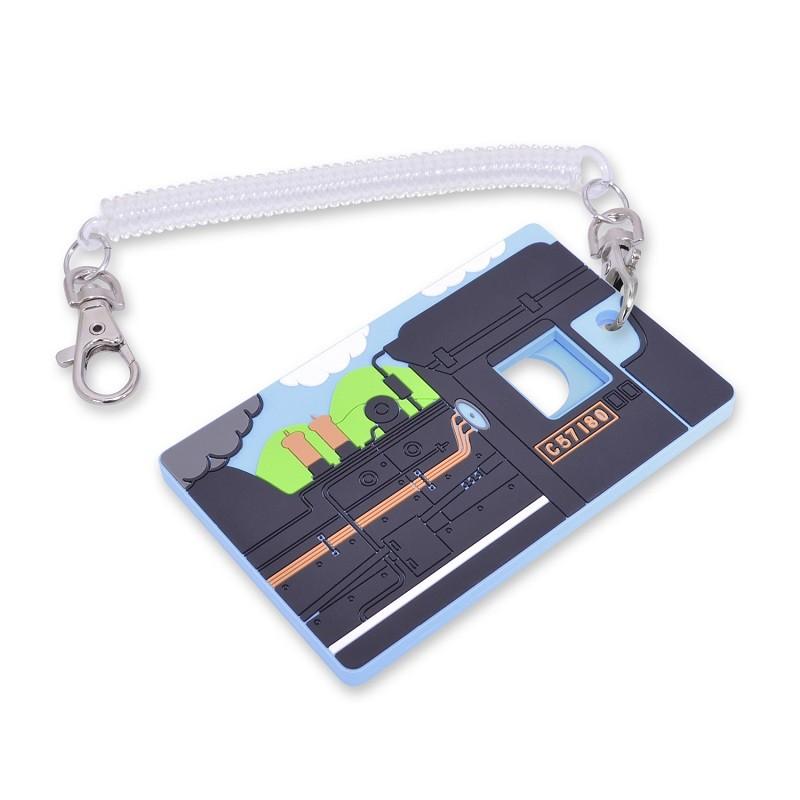 鉄道グッズ 鉄道グッズ SL型 ラバーパスケース（定期入れ） C57-180 ばん