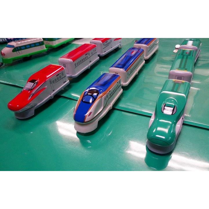 鉄道グッズ 北海道新幹線H5系3両編成 ブリキ製おもちゃ ゼンマイ