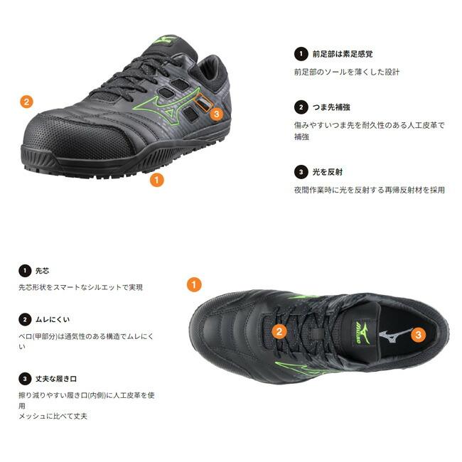 オールマイティ ミズノ mizuno 安全靴 ALMIGHTY TD2 22L オールマイティ ミズノ mizuno 安全靴 ALMIGHTY TD2 22L