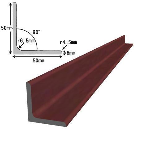 アングル L-6×50×50 カラー 長さ:1000mm｜tetsusizai