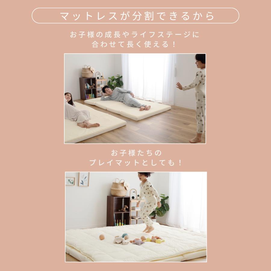 敷き布団 ダブル ネイビー マットレス 防ダニ 抗菌防臭 TEIJIN 22200015_10b.jpg