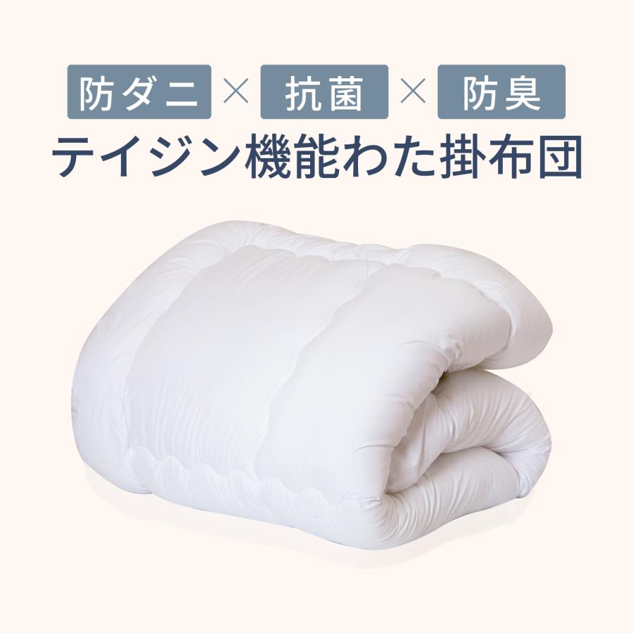 掛布団 テイジン 掛け布団 1年中使える 軽量 シングル オールシーズン
