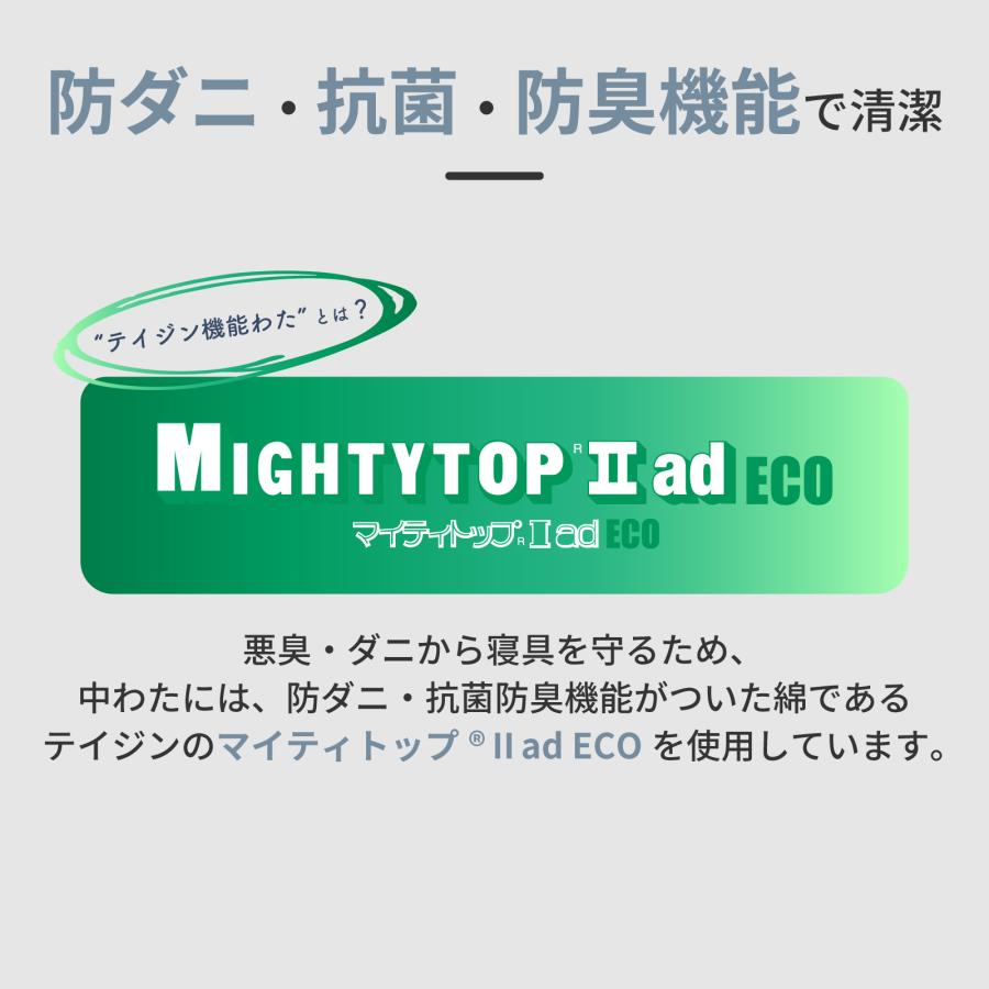 掛布団 テイジン 掛け布団 1年中使える 軽量 ダブル オールシーズン 防