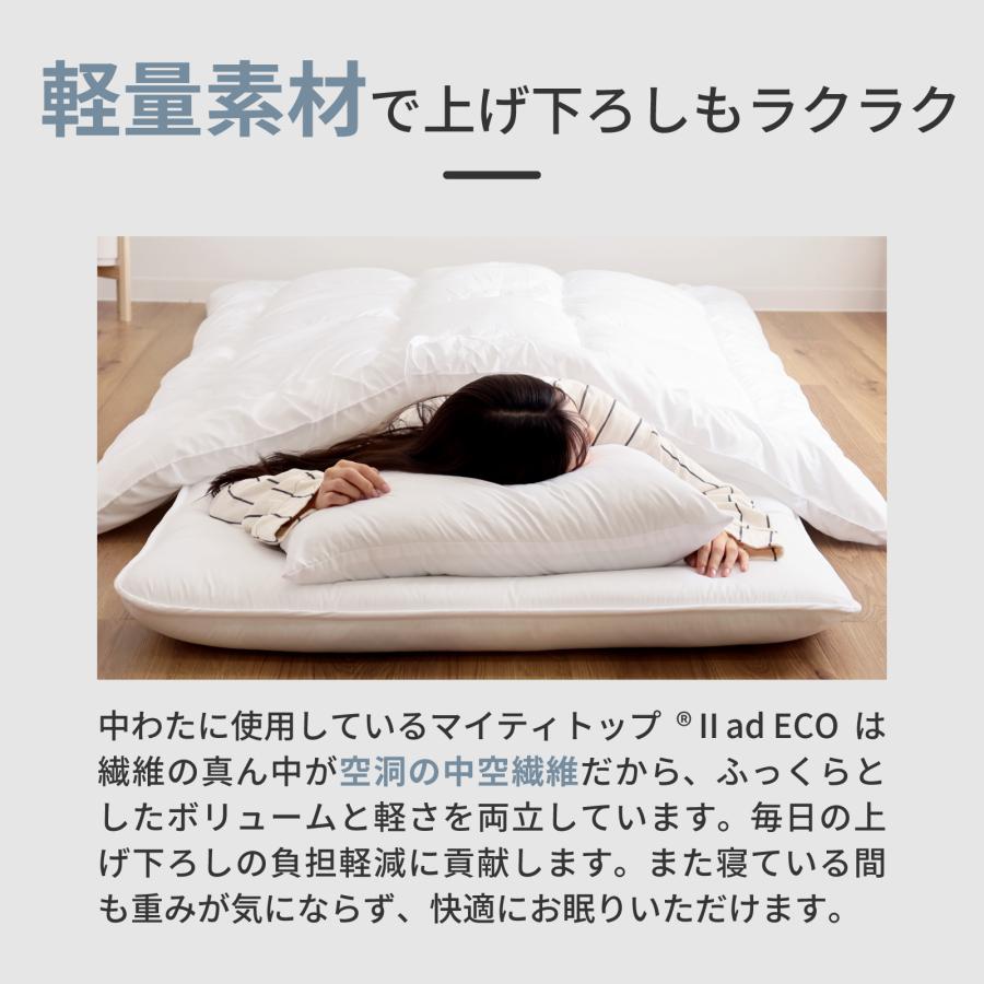 掛布団 テイジン 掛け布団 1年中使える 軽量 ダブル オールシーズン 防