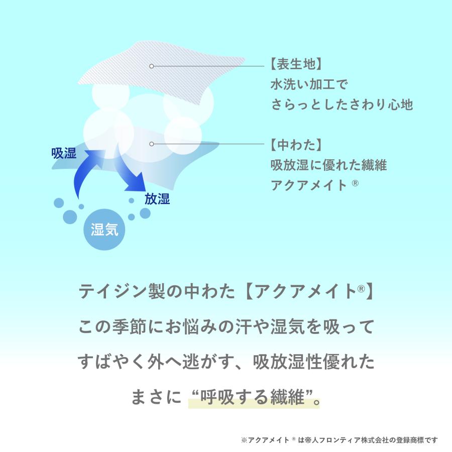 肌掛け布団 夏 シングル テイジン エアコンのともだち タオルケット 吸