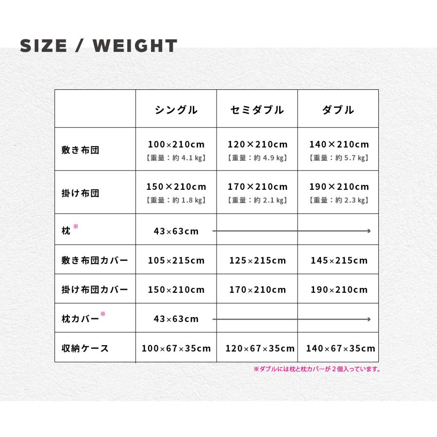 TEIJIN（テイジン） 布団セット 7点 シングル 公式 抗菌 防臭 防ダニ