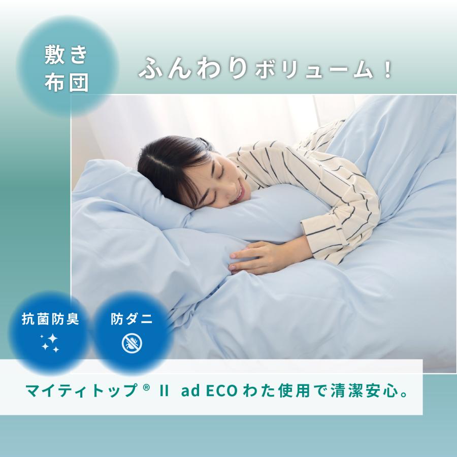 TEIJIN（テイジン） 布団セット 7点 セミダブル 公式 抗菌 防臭 防ダニ