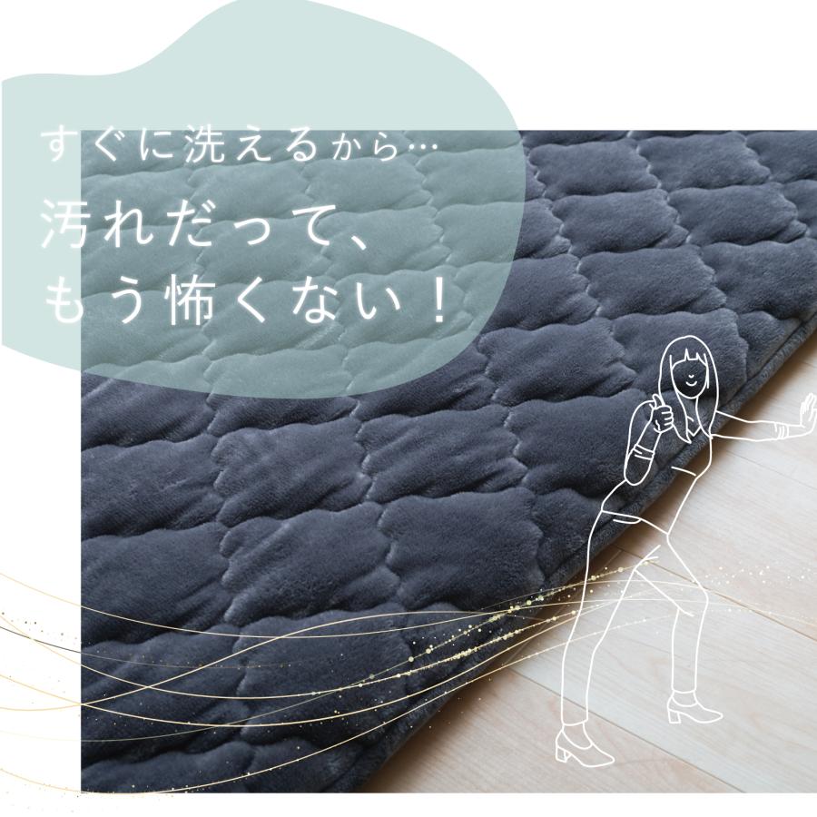 ☆新バージョン販売開始☆ 極厚ラグ専用カバー 200×200cm マットカバー