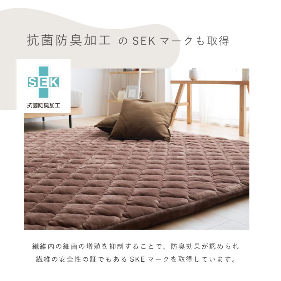 ☆新バージョン販売開始☆ 極厚ラグ専用カバー 200×200cm マットカバー