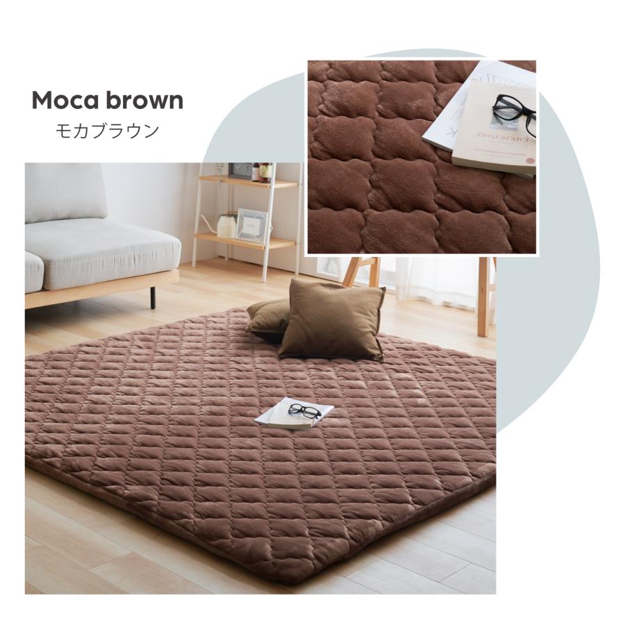 テイジン 極厚ラグ 専用カバー 200×250cm マット 極厚40mm 洗える 着せ