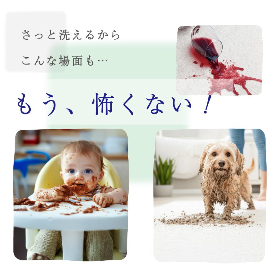 テイジン ラグカバー マット 200×250cm Conome コノミー イブル 洗える 着せ替え 厚手 高反発 抗菌 防臭 防ダニ 滑り止め |  | 10