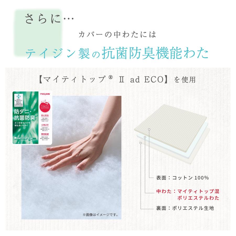 テイジン ラグカバー マット 200×250cm Conome コノミー イブル 洗える 着せ替え 厚手 高反発 抗菌 防臭 防ダニ 滑り止め |  | 12