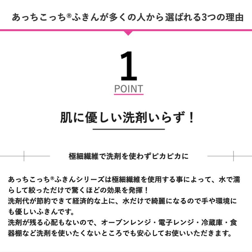 あっちこっちふきん Mサイズ 同色３枚セット 薄手 テイジン 新パッケージ アッチコッチ ふきん 日本製 テイジン 万能 掃除 お掃除グッズ｜texet001｜09