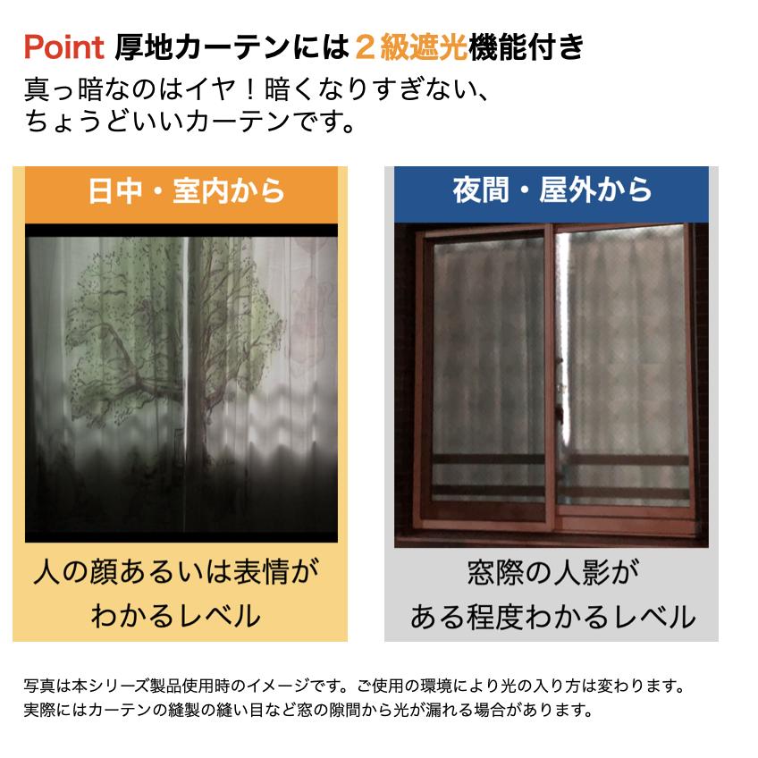 Disney(ディズニー)カーテン 4枚組 幅100x135cm丈 洗濯機対応 2級遮光