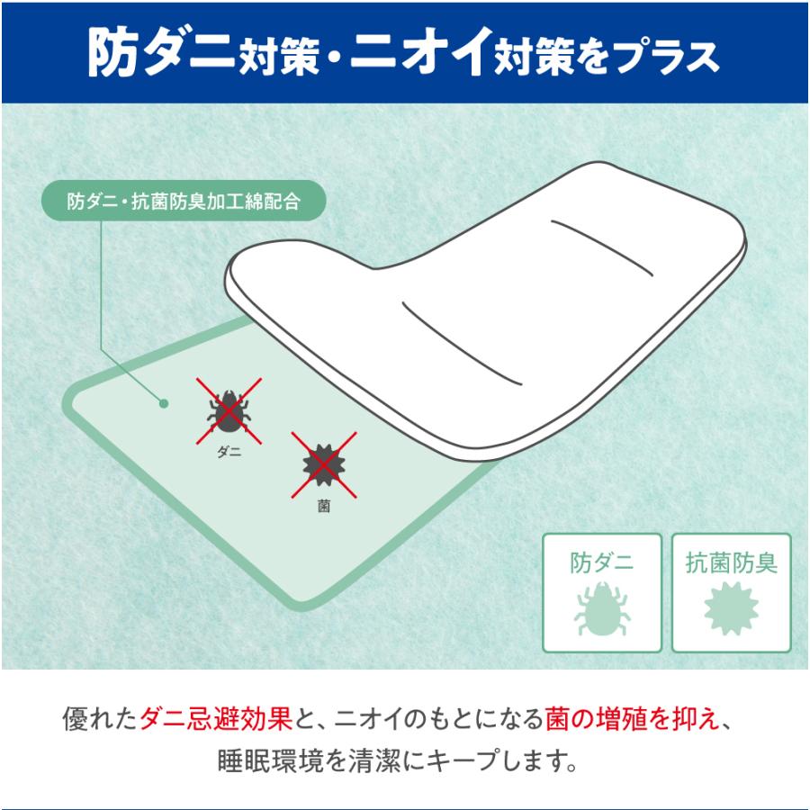 TEIJIN（テイジン） 快眠ドライプラス 除湿シート シングル用 日本製