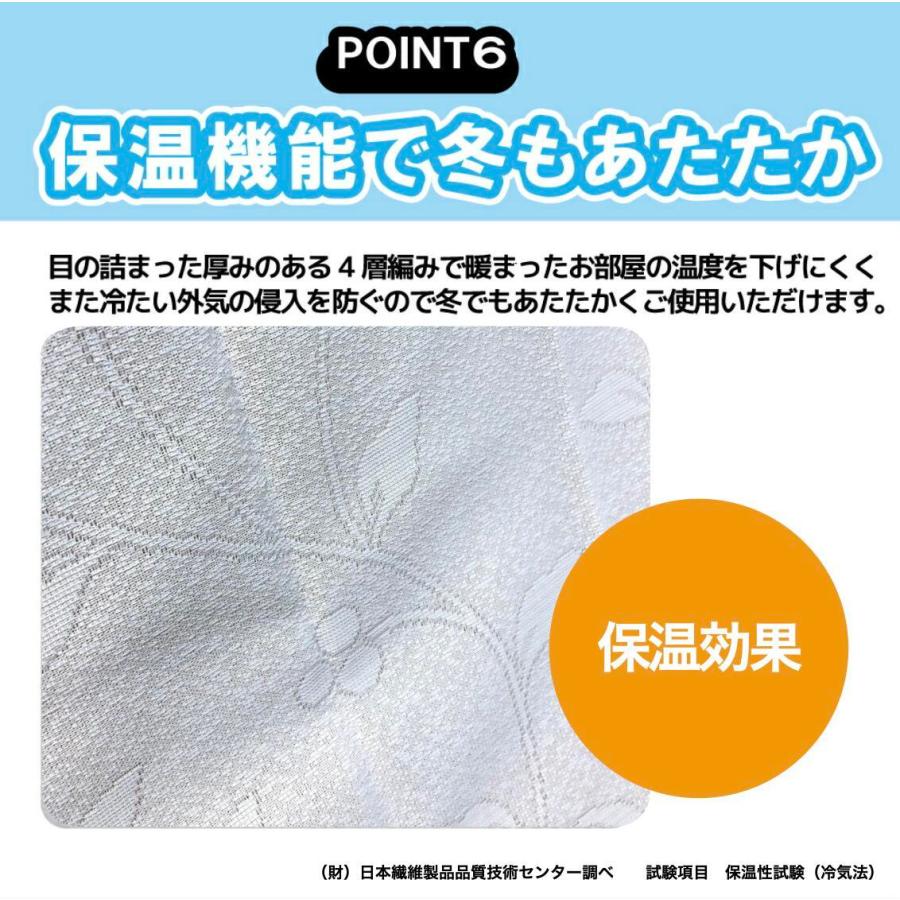 レースカーテン 150×238cm 2枚組 ホワイト 木の実柄 帝人 素材使用