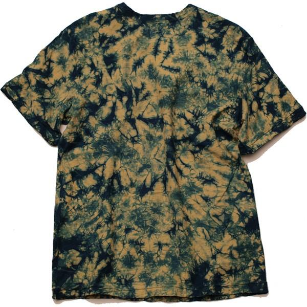 Tシャツ メンズ 半袖 おもしろ タイダイ オーガニックコットン 藍染め 絞り 木の葉 Ot001 Kon M Tezomeya 通販 Yahoo ショッピング