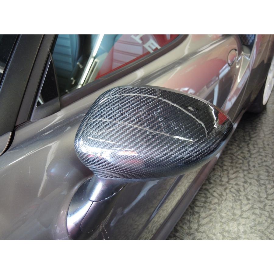 アルファロメオ4C リアルカーボンミラーケース(純正カバー交換品