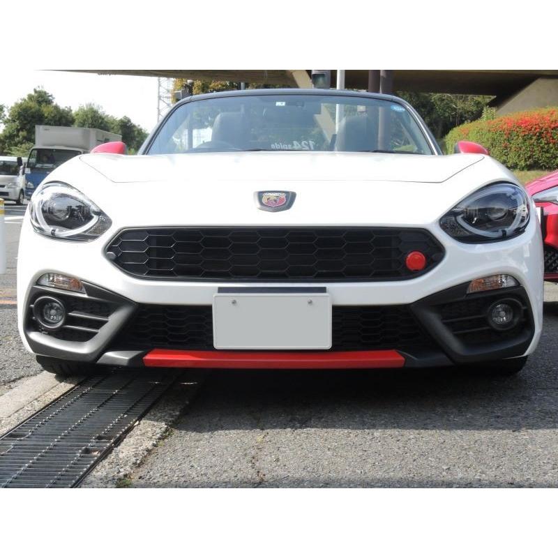 アバルト124スパイダー カーボン ナンバーポジションダウン アバルト124スパイダー カーボン ナンバーポジションダウン