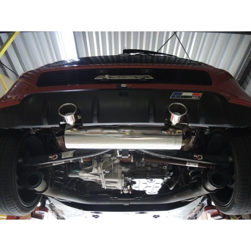 RENAULTトゥインゴ　マフラー ルノートゥインゴSプレミアムマフラー（車検対応）byTEZZO