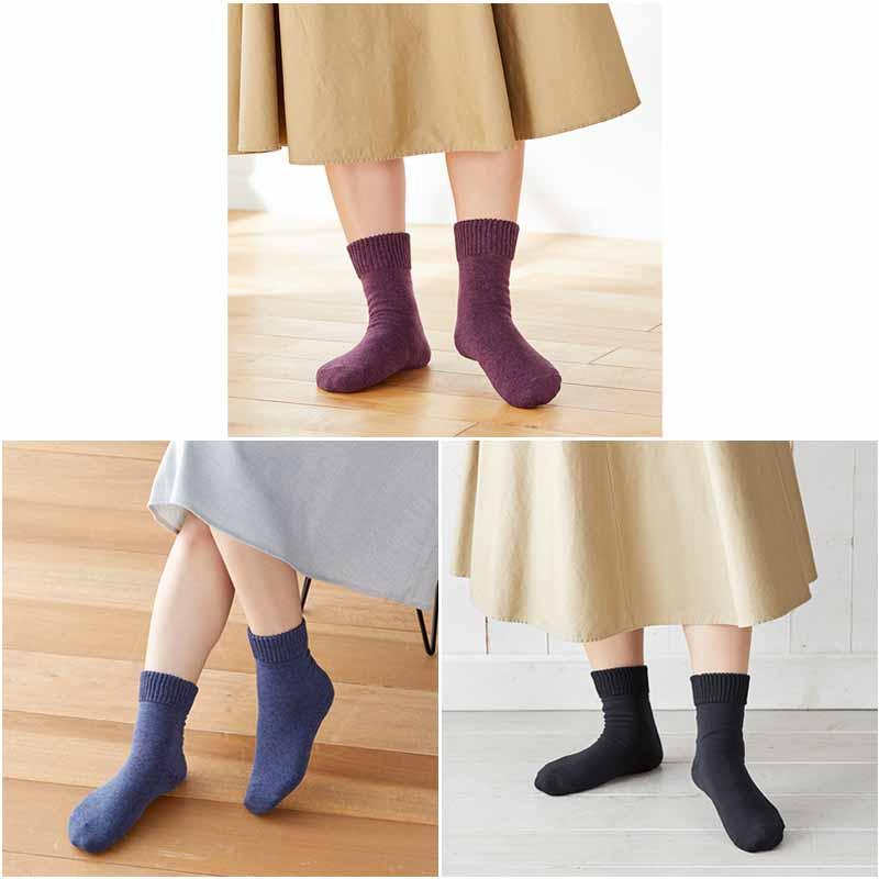 足裏全面ツルツルソックス 婦人用 あったか 靴下 暖か 保湿 かかとケア かかと ひび割れ 乾燥対策 潤い 日本製｜tf-fukuya｜13