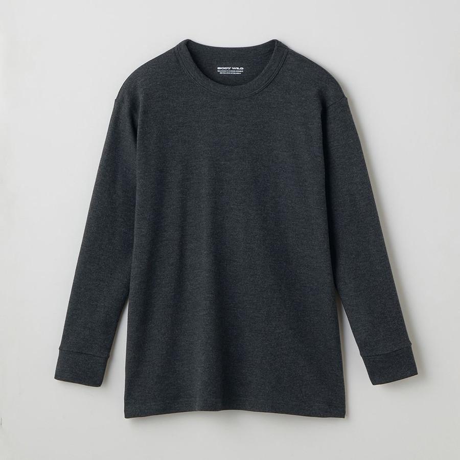 2021年製 ボディワイルド BODY WILD Tシャツ メンズ 長袖 ロンT カットソー 秋冬 丸首 無地 保温 厚手 綿混 クルーネック ロングスリーブ グンゼ GUNZE M L BW5510 stenterclip.com 2021年製 ボディワイルド BODY WILD Tシャツ メンズ 長袖 ロンT カットソー 秋冬 丸首 無地 保温 厚手 綿混 クルーネック ロングスリーブ グンゼ GUNZE M L BW5510 stenterclip.com