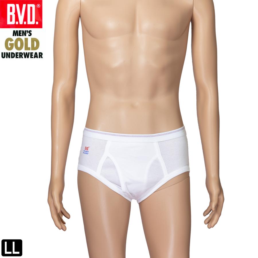 B.V.D BVD GOLD 天ゴムセミビキニブリーフ LL ブリーフ 前開き B.V.D BVD GOLD 天ゴムセミビキニブリーフ LL ブリーフ 前開き