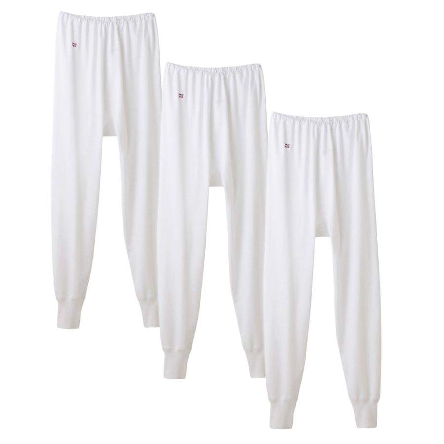 快適工房 グンゼ スラックス下 3枚セット ズボン下 レディース 綿100