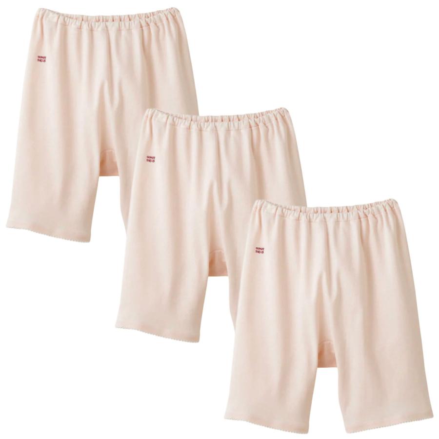 快適工房 グンゼ 三分パンティ 3枚セット ズボン下 スパッツ