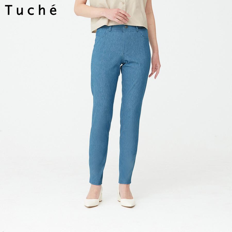 Tuche GUNZE グンゼ レギンスパンツ レディース 春夏 デニムライク