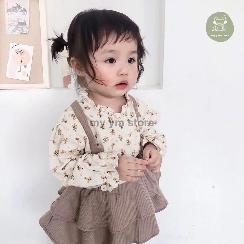 韓国 ベビー服 サロペット ロンパース 子供服 秋服 女の子 フリル 夏 秋 冬 おしゃれ 可愛い かわいい 新生児 60 70 80 90 出産祝い キッズ服 肌着 父の日 Magokoro Tf Shop 通販 Yahoo ショッピング