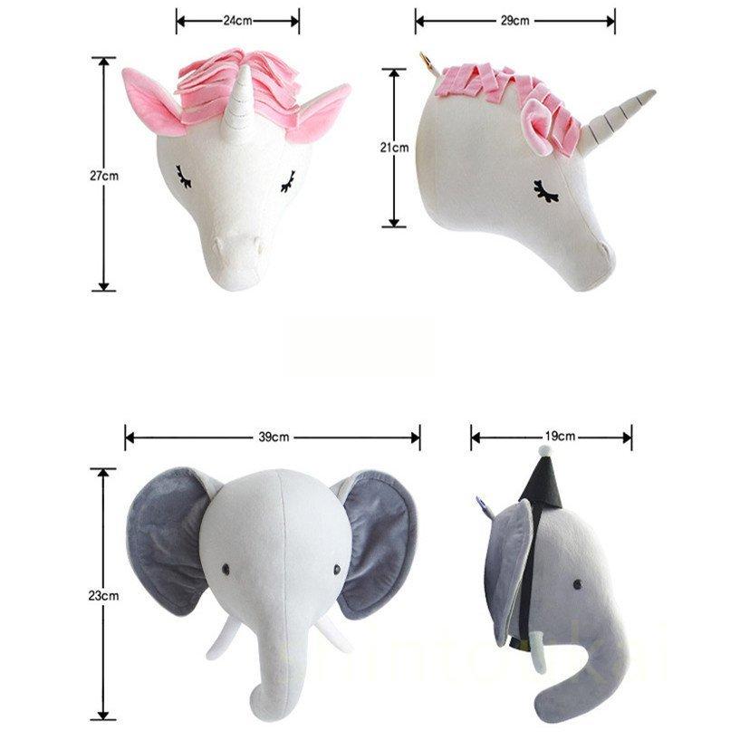 立体動物 ぬいぐるみ 壁掛け アニマル クッション 象 ウサギ ユニコーン 北欧風 可愛い 壁飾り 内装 子供部屋飾り 壁 窓 装飾 保育室 飾り方 キッズ ベビー Risea0e6 Tfショップ 通販 Yahoo ショッピング