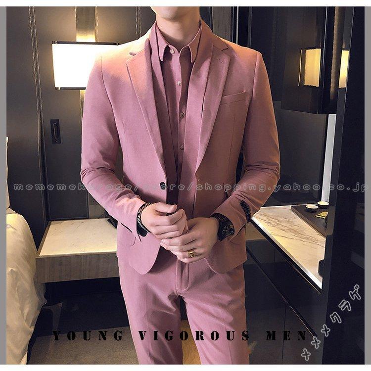 出産祝い スーツ メンズ 50代 40代 30代 メンズファッション おしゃれスーツ 春 スラックス スリム カジュアル 無地 セットアップ ジャケット カジュアルスーツ サイズ Xxxl Www Thicklycut Com Tw