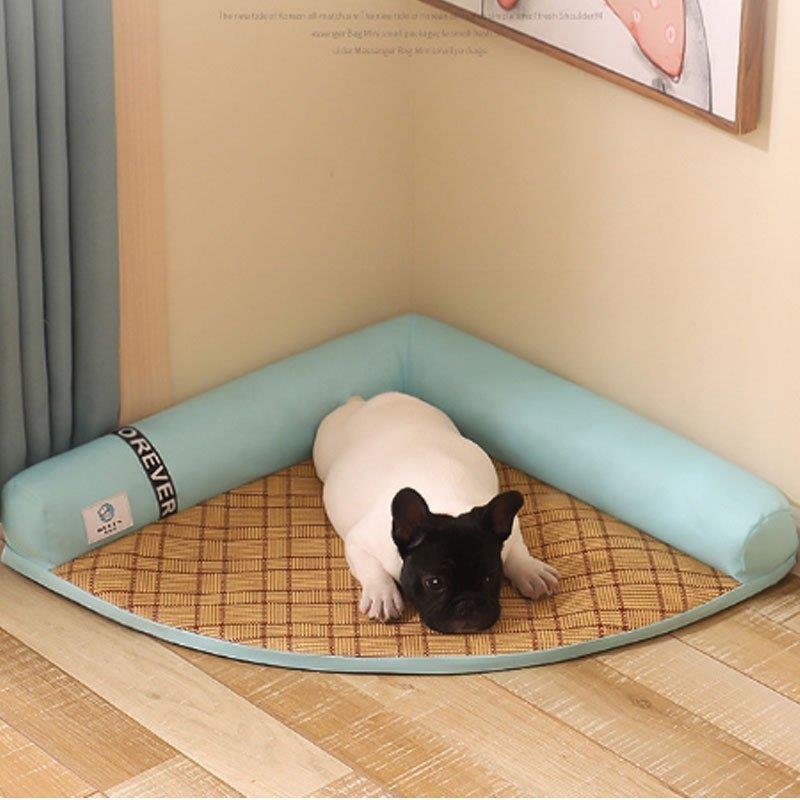 ペットベッド 涼しい席 い草シート 三角 猫 犬 ペット用品 ネコ ベッド 室内 ペットハウス 猫ベッド 犬用ベッド マット クッション 暑さ対策 洗える 通気 Tf Shop Tf Shop 通販 Yahoo ショッピング