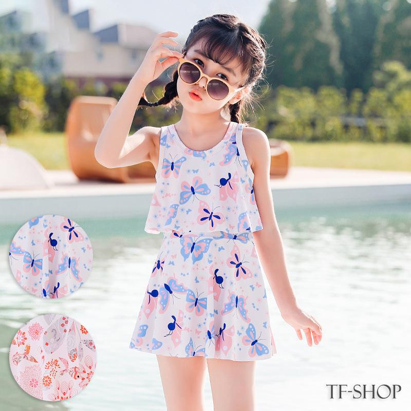 Sale 67 Off 水着 女の子 ワンピース ガールズ 小学生 キッズ 子供 ジュニア ショートパンツ付き 2点セット セパレート Uvカット 速乾 プール Aynaelda Com