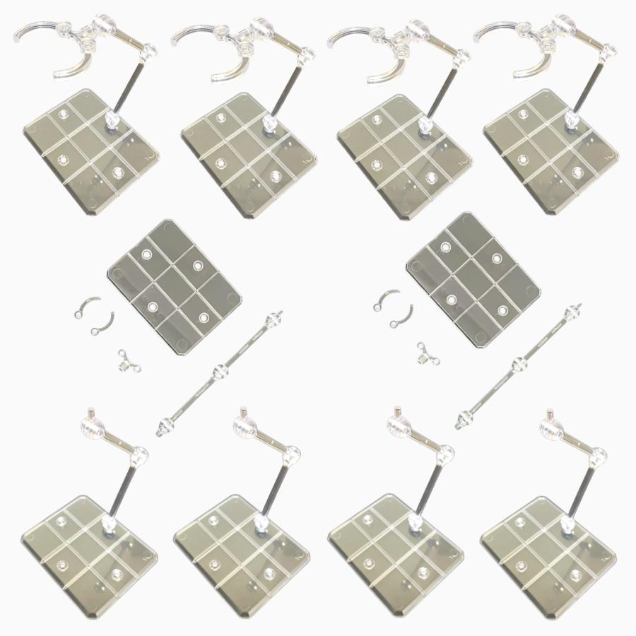 10個セット ガンプラ 1/144 HG RG アクション ベース ディスプレイ