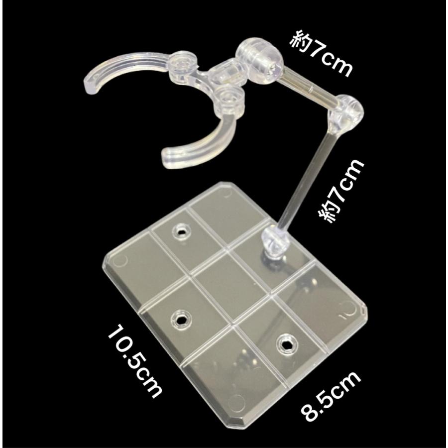 ５個セット ガンプラ 1/144 HG RG アクション ベース ディスプレイスタンド 台座 クリア 説明書付き アクションベース |  | 10