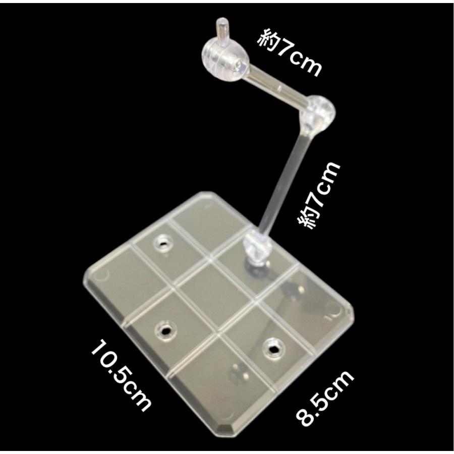 ５個セット ガンプラ 1/144 HG RG アクション ベース ディスプレイスタンド 台座 クリア 説明書付き アクションベース |  | 07