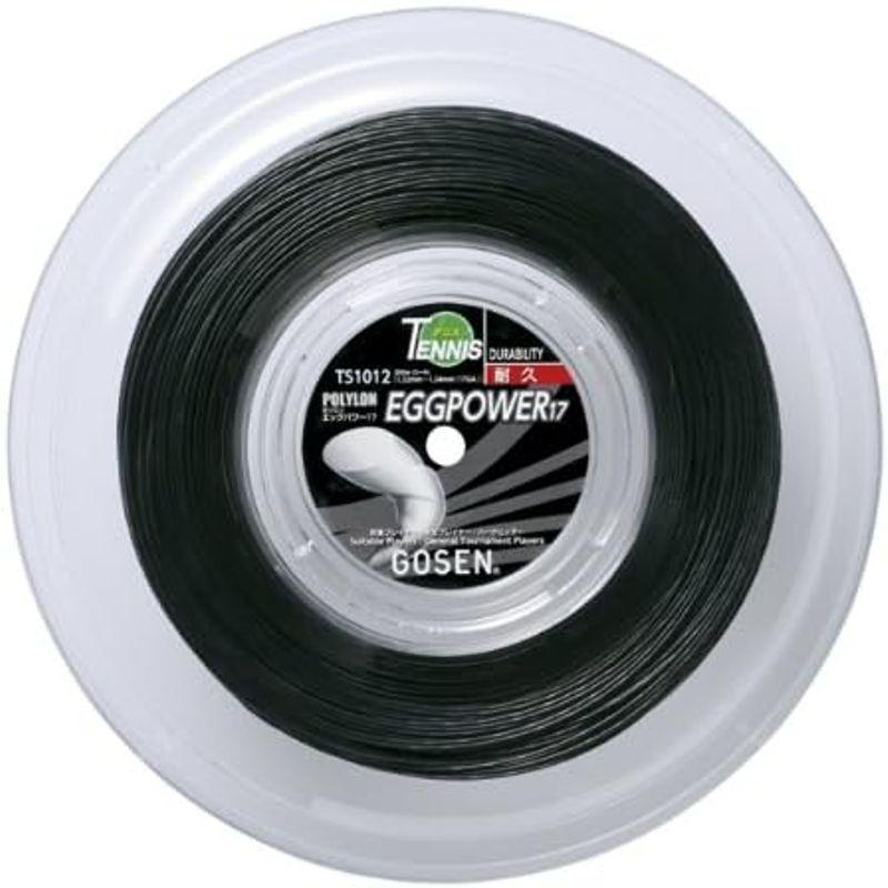 ゴーセン エッグパワー17 200M ロール ブラック TS1012BK GOSEN ゴーセン エッグパワー17 ブラック TS101-BK 硬式テニス