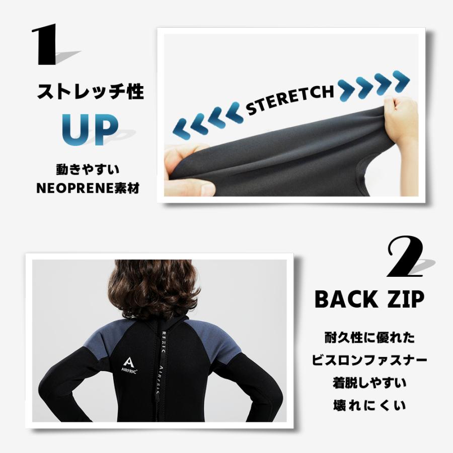30枚限定 6580→4680／AIRFRIC ウェットスーツ 3mm フルスーツ