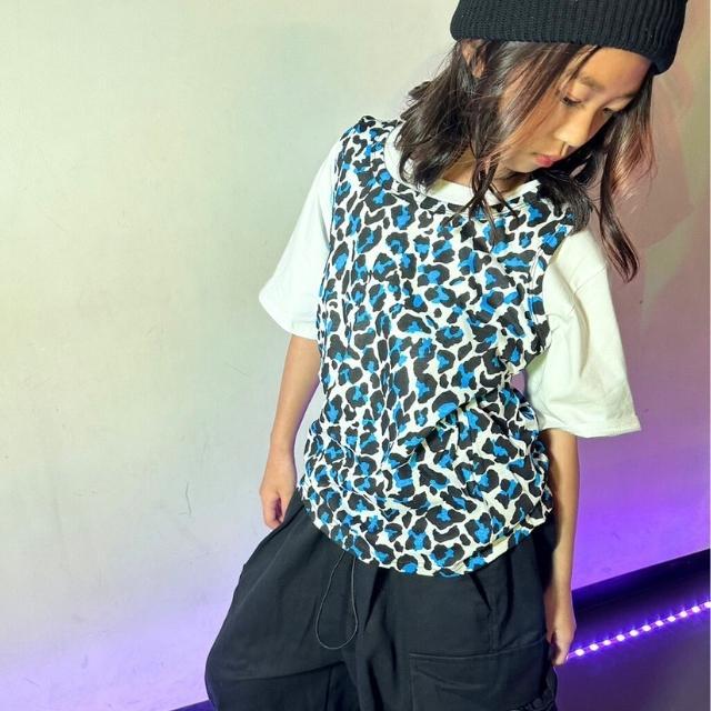 フラメンコ トップス ピンク レオパード柄 フラメンコ トップス ピンク レオパード柄